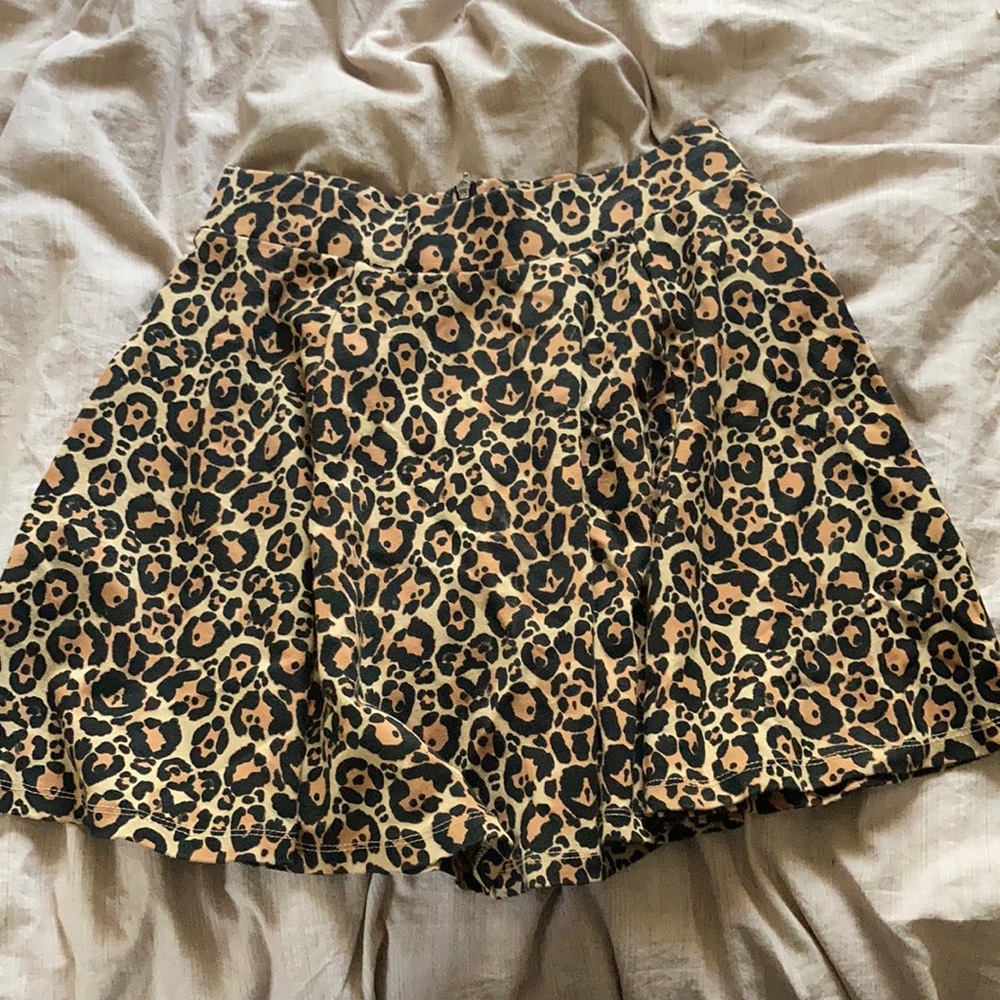 Cheetah Print Skirt